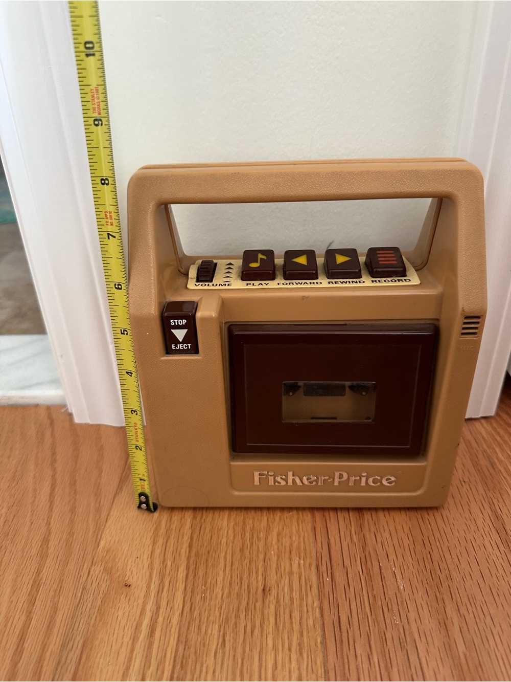 Fisher-Price Brown and Tan Portable Cassette Player